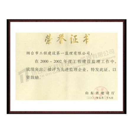 2000-2002先進(jìn)企業(yè)